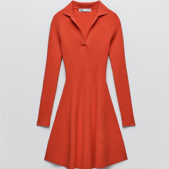Zara SKATER KNIT DRESS - Picture 5 of 9